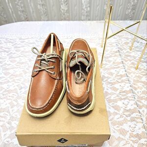 Sperry 3 Eye Boat Top Sider Leather Men Shoes NIB